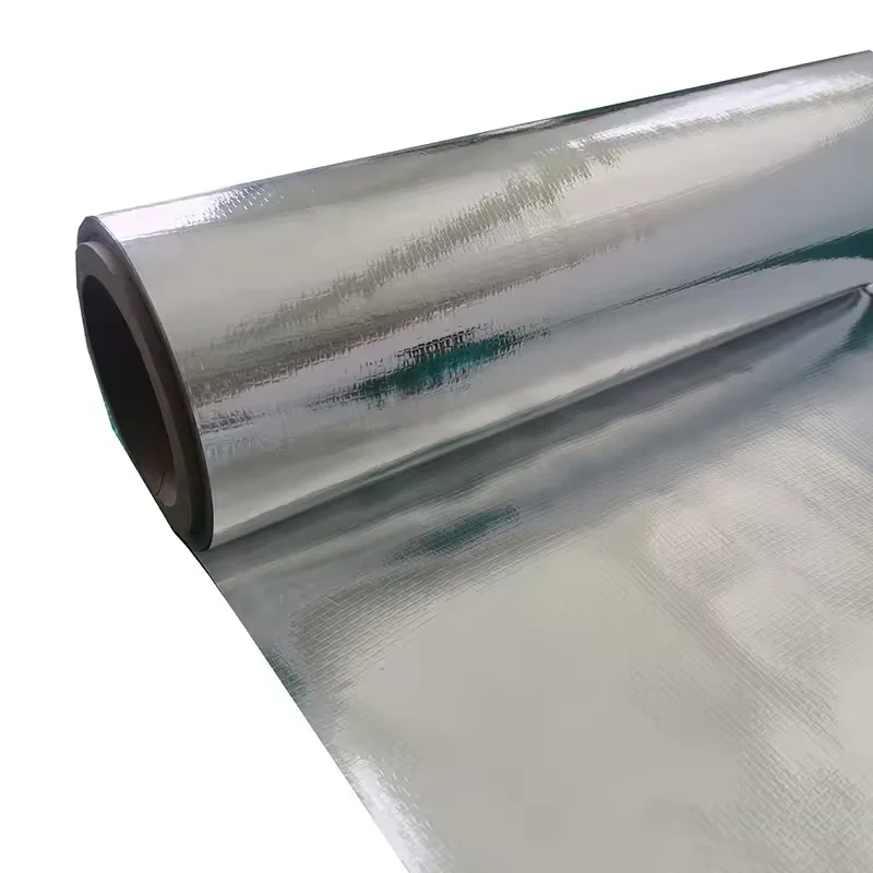 Roof Insulation Aluminum Foil Woven Lamination Matelized Foil Material Radiant Barrier