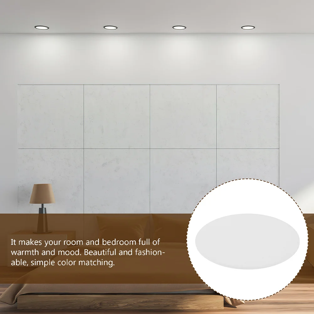 

20Pcs LED Downlight Diffusion Plates Recessed Lighting Diffuser Sheets Anti-Glare Lampshade Cover for Spotlights