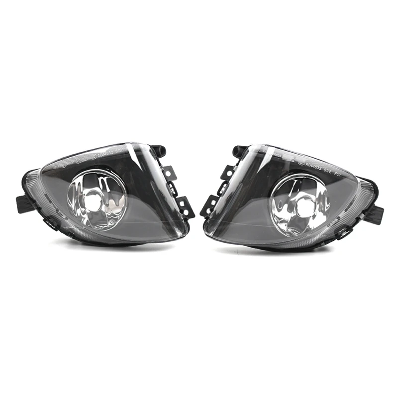 2PCS Set Front Fog Light Lamps NO/Bulbs 63177199619 63177199620 Car Accessories Black Fits For BMW 535I 550I GT 2010-2017