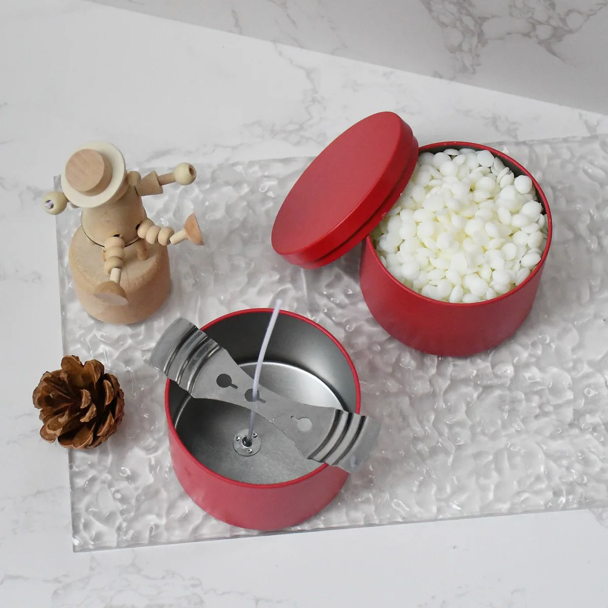 12pcs Candle Tins, 8oz Candle Containers For Making Candles, Bulk Candle Jars, DIY Candle Making Tins, For candle making