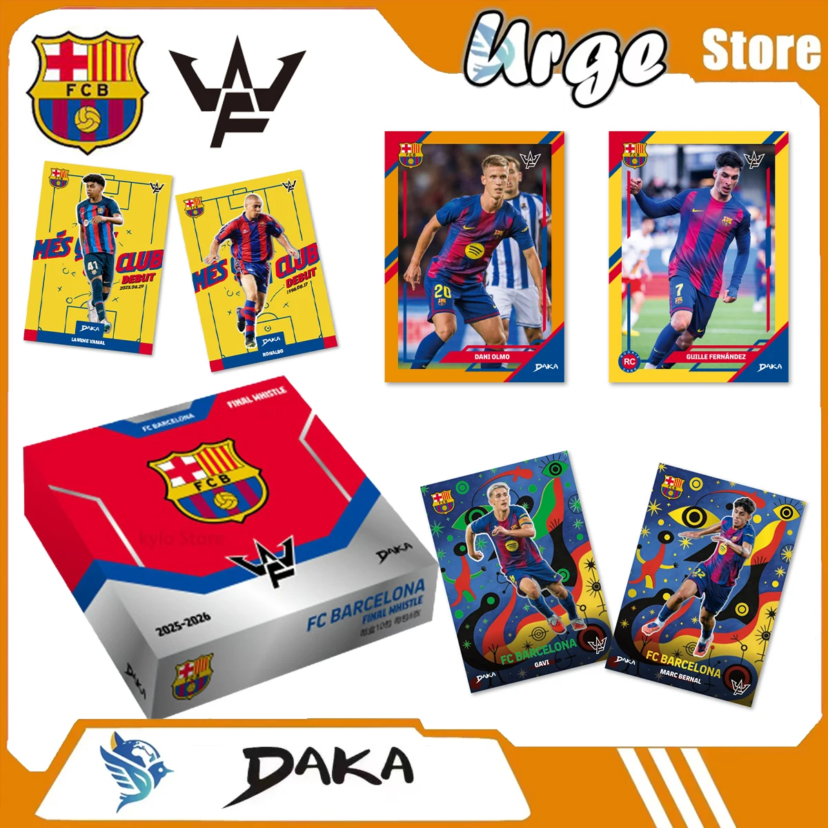 daka-2026-nouvelle-collection-de-cartes-a-collectionner-daka-fc-barcelona-final-whistle-2025-26-cadeau-jouet-surprise-pour-garcon-articles-de-collection-rares