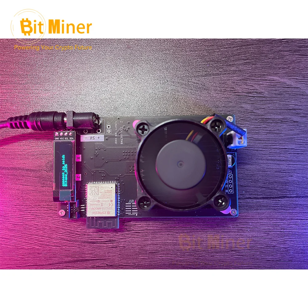 Bitaxe DIY Kit BM1397 Asic Chip Open Source Asic Bitcoin Miner mit Netzteil