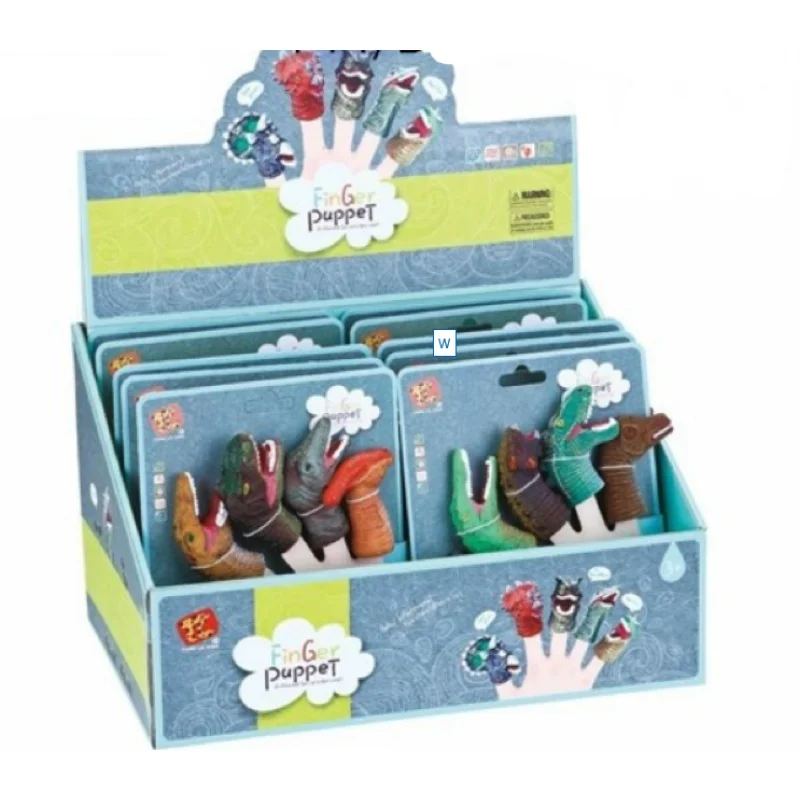 Confezione da 5 dita per animali Pinchfox Bath Finger Figure MR.HE