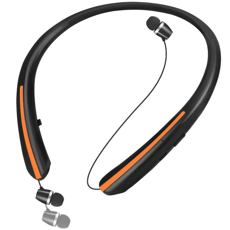

Neck-Hung Bluetooth Earphones, Retractable Cable, Ultra-Long Standby & Ultra-Long Battery Life