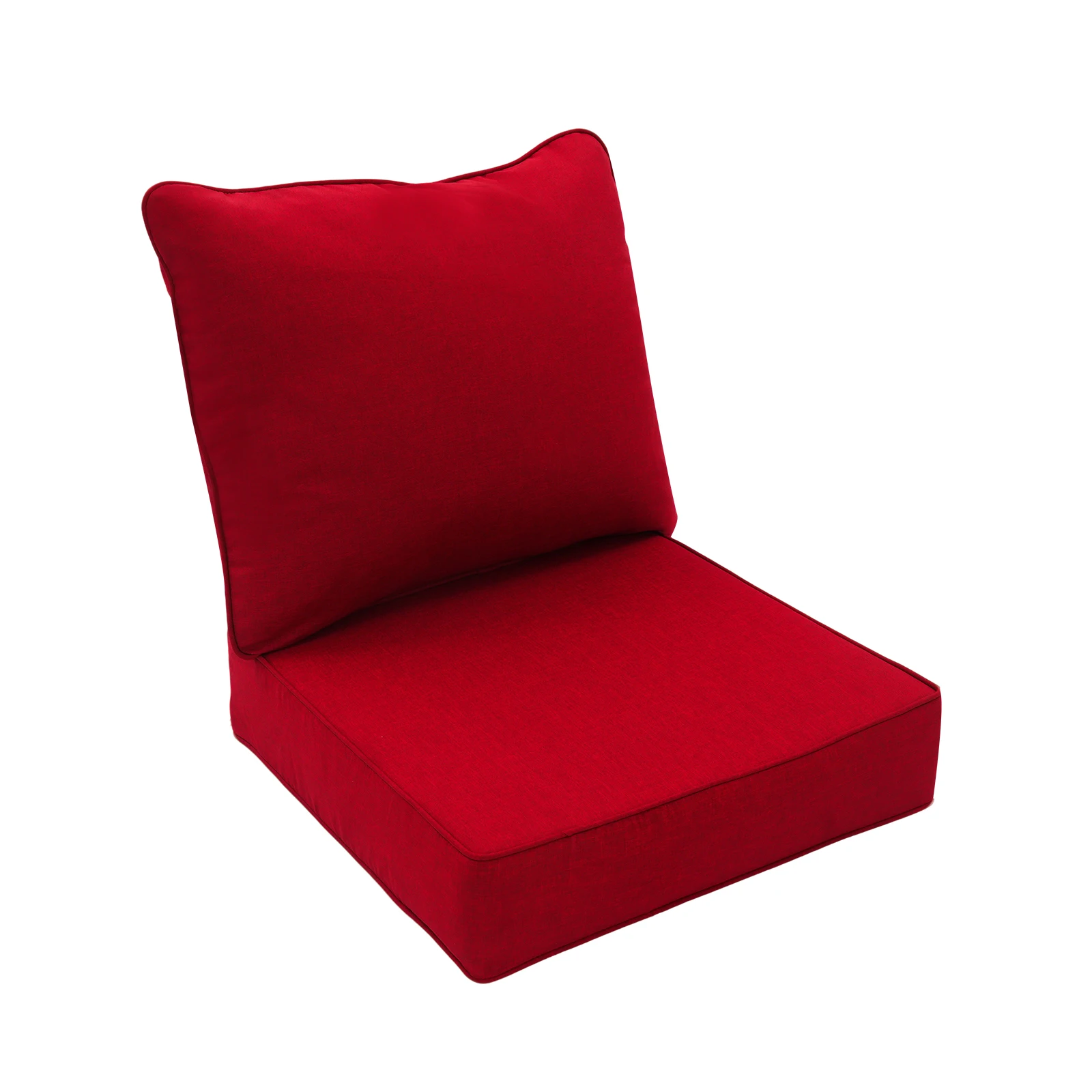 6-in Adaptable Outdoor Deep Seat Cushion Set with Strong Sewing Edges Chair Cushion with Removable Cover for Most Outdoor Deep-seated Chairs and Patio Conversation Chairs - view 7