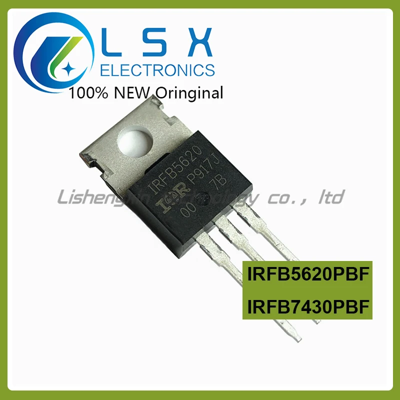 Original en stock, IRFB5620, IRFB5620PBF, IRFB7430PBF, IRFB7430, TO-220, 200V, 18A, 10 pièces