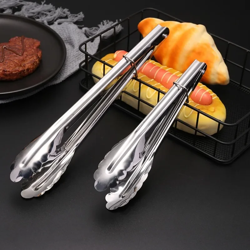 Kitchens Accessories Household Products Kitchen Utensils Bbq Assesories Buffet Bread Stainless Steel Food Tongs Cooking Tools