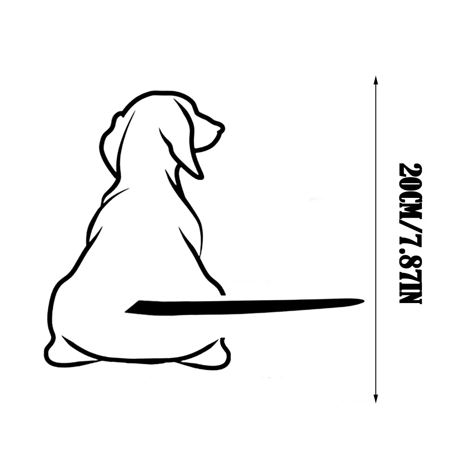 Interesting Tail Wiper Dogs Vinyl Car Sticker Funny Dog Tail Wiper Decal Windshield Decals Removable Murals High Quality New