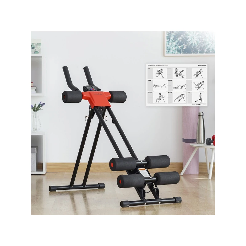 Folding Abdominal Machine with Exercise Guide Exercise and fitness: Suitable for all levels Convenient and easy to use