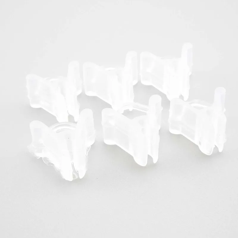 50pcs/bag Plastic Garden Grafting Clips Transparent Vegetable Flower Plants Grafting Gardening Ornaments Tools Vine Plant  R23