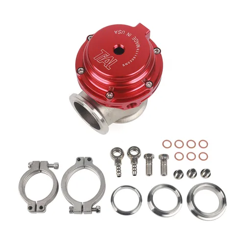 Imagen 2 del producto Puerta de residuos Turbo con bridas de banda en V, Universal, 38mm, externa, para colector Turbo de supercharga, accesorios para coche