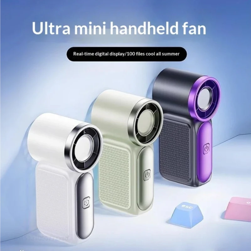 Portable Fan Convenient Creative Mini Fan Pocket Hand-held Fan Lightweight Suitable for Travel Camping Outdoors Air Coolers Home