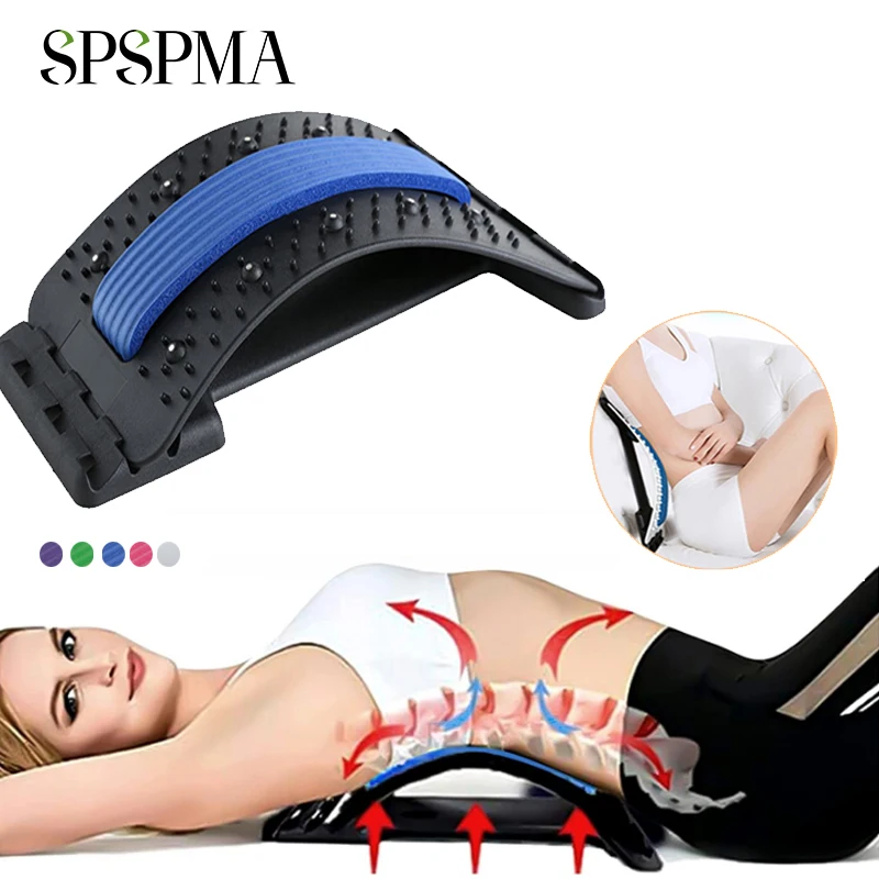 

1Set Posture Corrector & Back Pain Relief Device - Lumbar Support for Herniated Disc, Sciatica, Scoliosis, Upper Back Stretcher