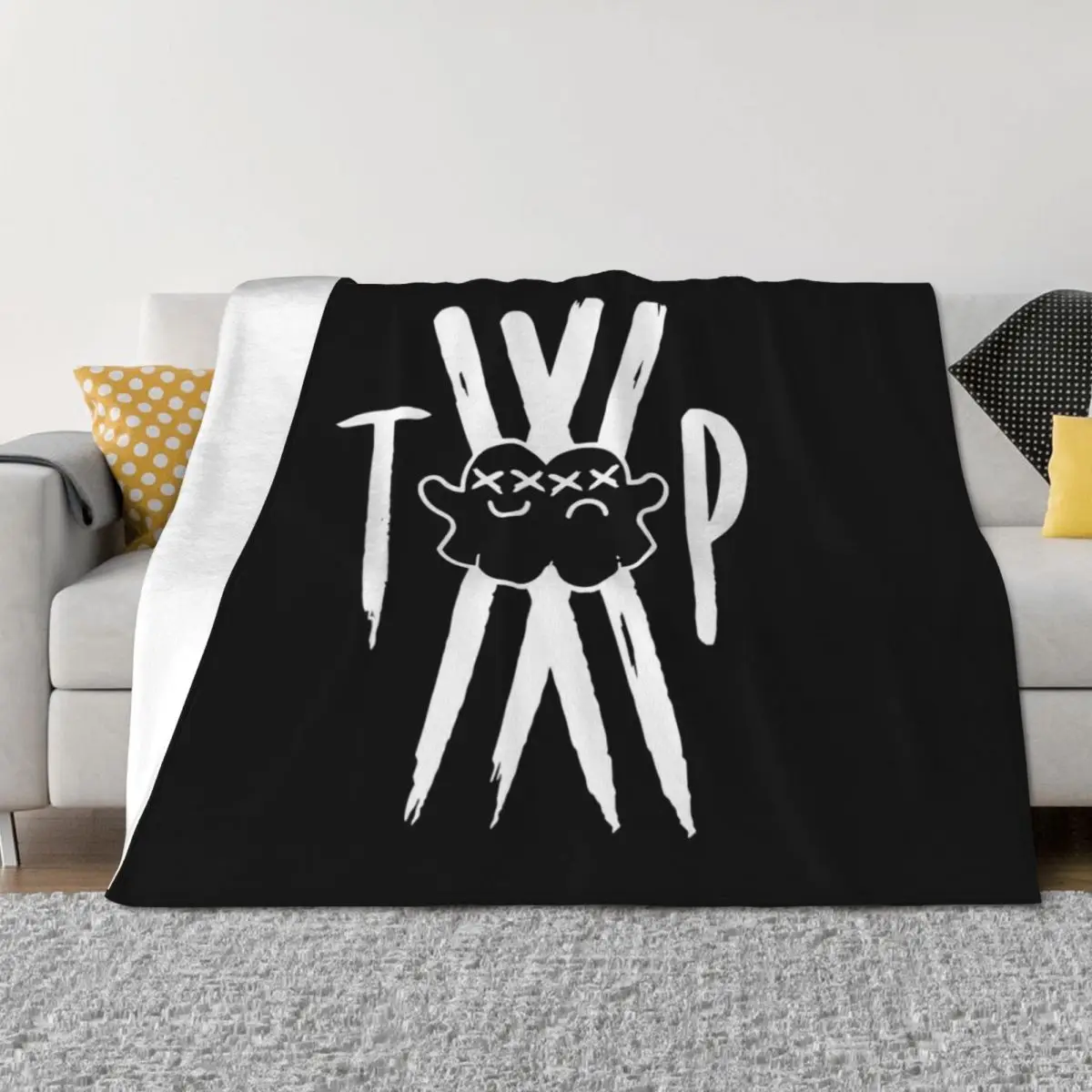 

Twin Paranormal Merch Ghost Gang Throw Blanket Hairys Decorative Throw Polar Blankets For Bed Blankets