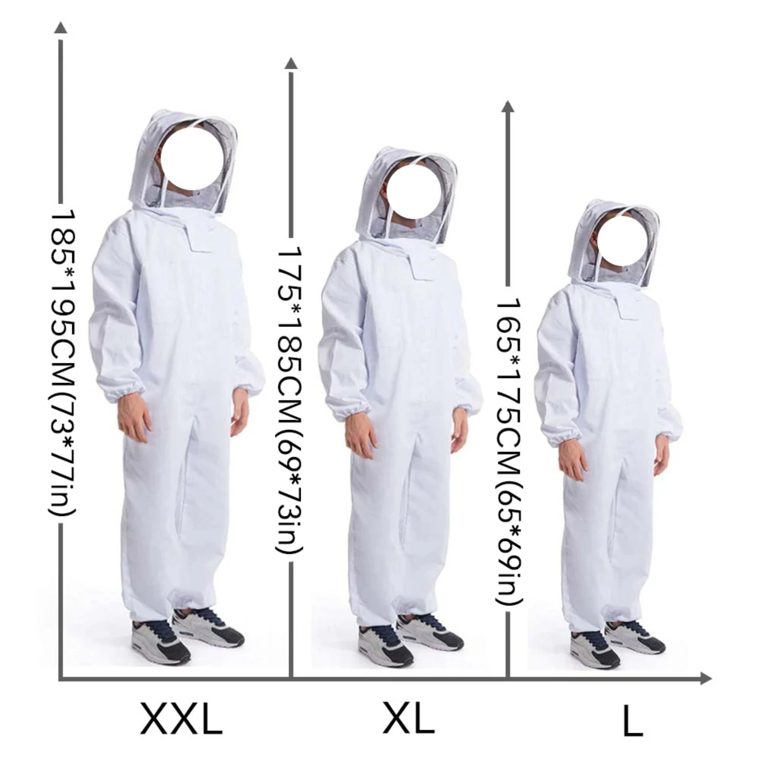 Full Body Beekeeping Clothes Professional Beekeepers Clothes Protection Beekeeping Suit Safty Veil Unisex Children Protective