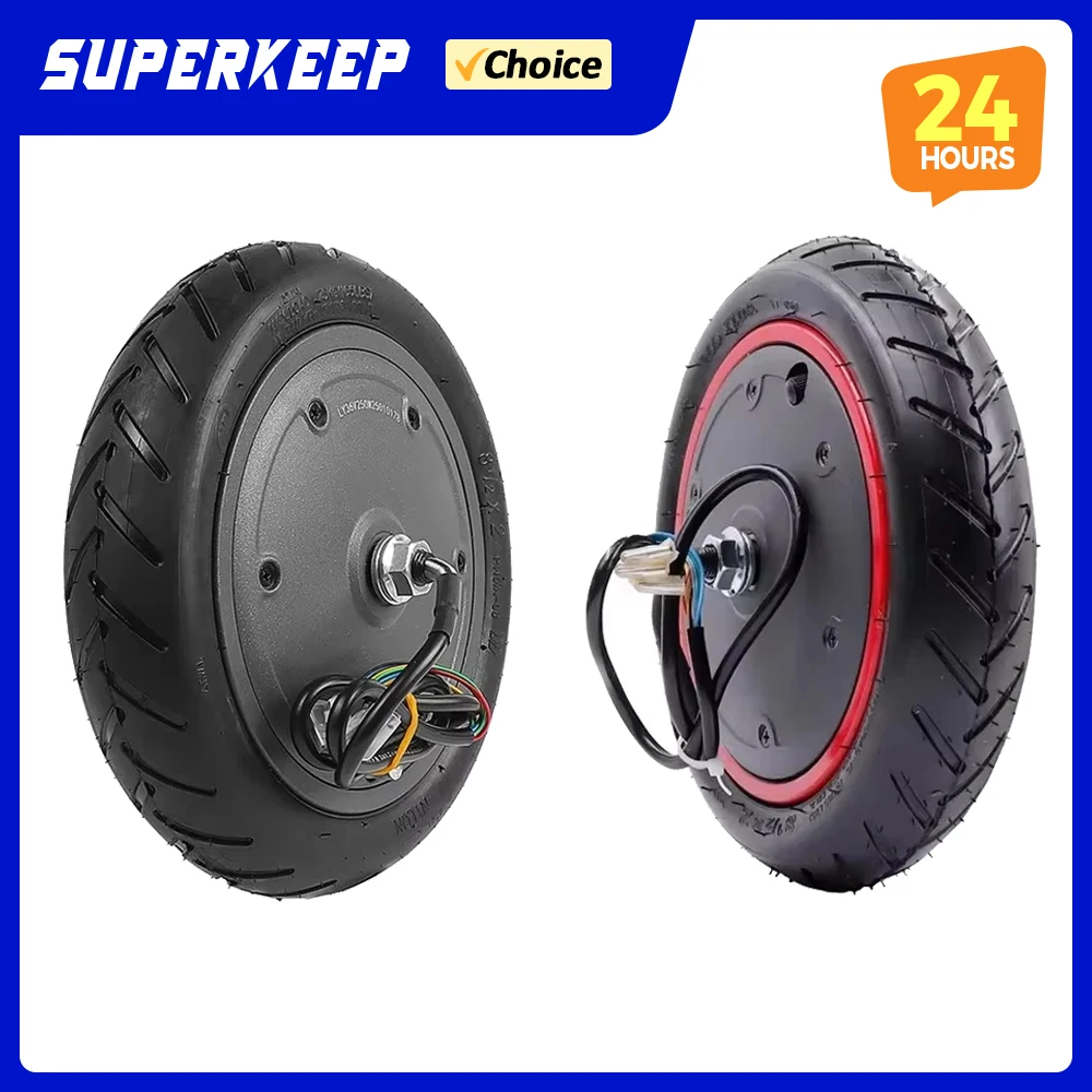 Reemplazo del Motor para Xiaomi M365/M365 Pro E-Scooter 36V 350W Motor de rueda delantera Scooter amortiguador fortalece el neumático