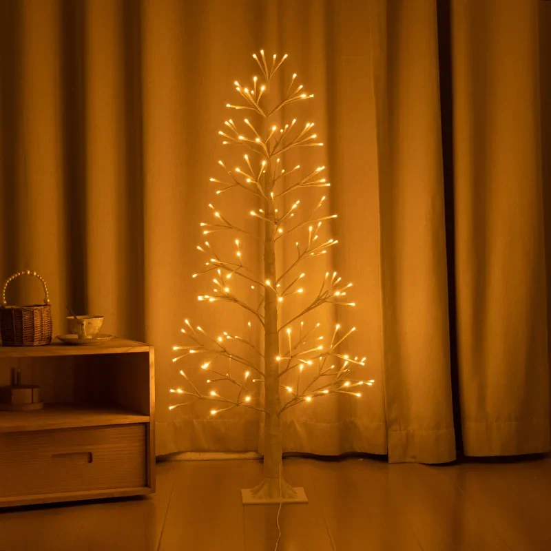 Star Light Tree for Home Festival Party, Christmas Lights, Indoor and Outdoor, Warm White Lights, 4ft, 5ft, 6ft