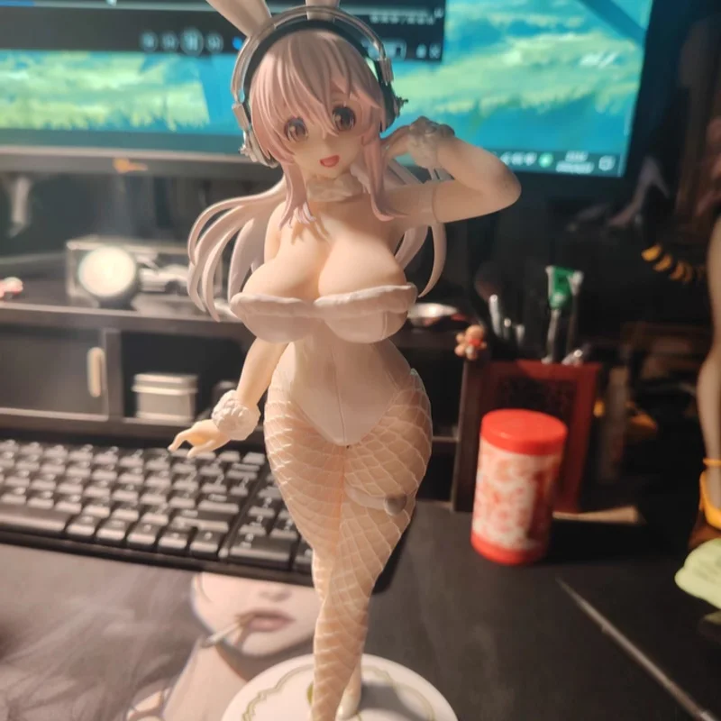 

В наличии фигурка кроликов Super Sonico аниме мультяшная фигурка ПВХ коллекция моделей игрушки подарки на день рождения