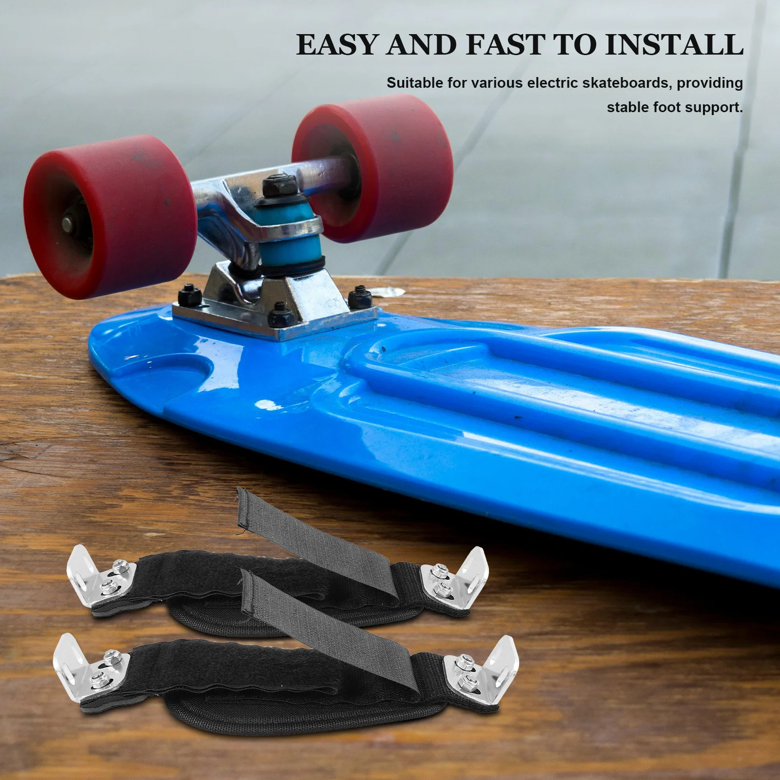 1 زوج في الهواء الطلق حزام القدم الكهربائية قابل للتعديل سبائك النايلون دائم لوح التزلج حامل القدم حزام لمختلف الأنشطة لوح التزلج #6