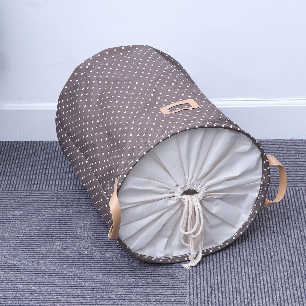 

Laundry Storage Basket Fabric Hamper Collapsible Large Capacity Foldable Bathroom ganizer Clothing Premium Cotton