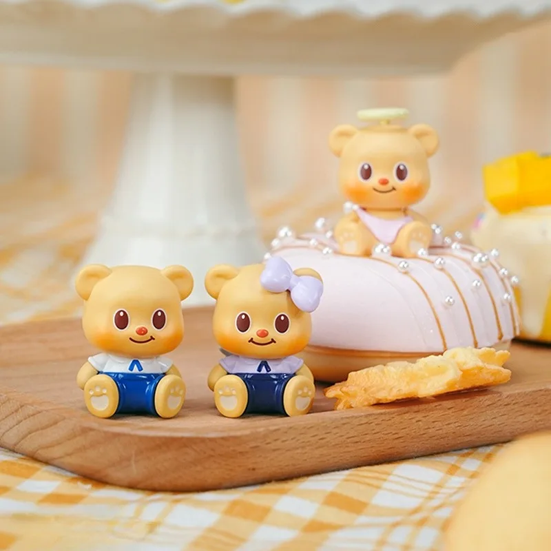 

New Butterbear MINI Magic Sitting Series Figures Blind Box Cute Desktop Ornament Cartoon Decor Toys Kawaii Surprise Gift Girls