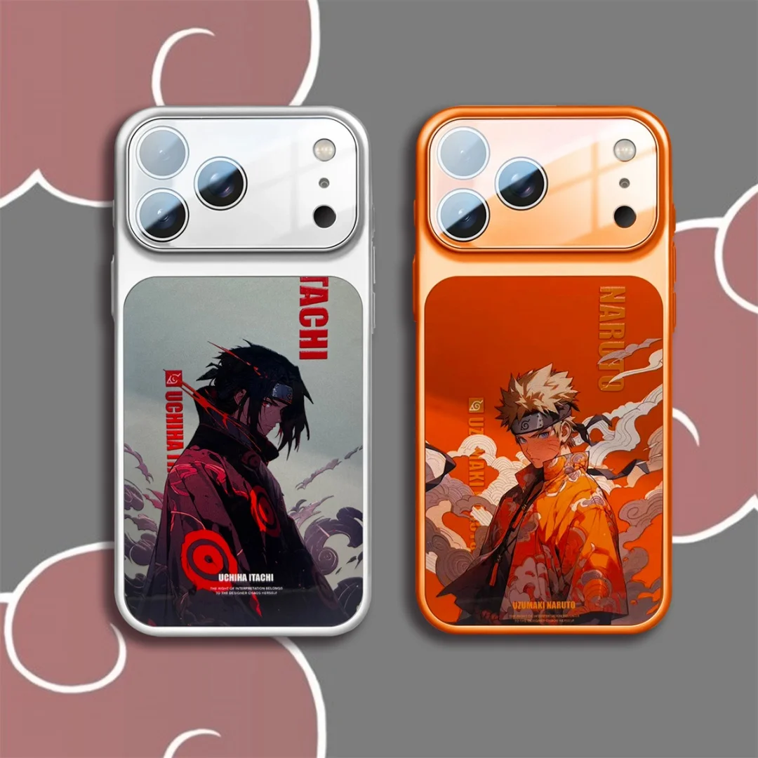 3D Naruto 17ProMax Handyhülle für iPhone 14 15 16 17 18 Pro Max Air 17ProMax 18Pro Japan Anime Uchiha Itachi Lederhülle