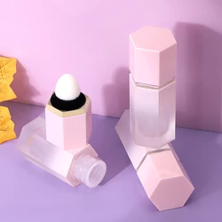 Gradient Pink Lip Glaze Lip Gloss 7ML Plastic Empty Tubes DIY Refillable Cosmetic Makeup Packaging Container
