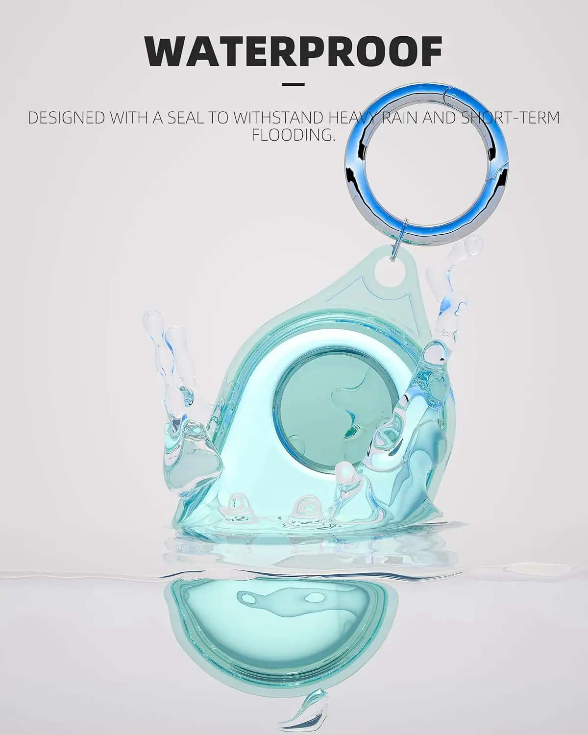 حافظة مفاتيح شفافة وناعمة من البولي يورثان ، غطاء واقي كامل مقاوم للماء لعلامة سامسونج الذكية 2 ، Galaxy SmartTag2