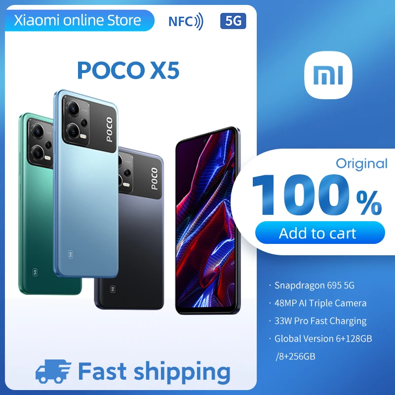 POCO X5 5G Smartphone 128GB/256GB 6.67