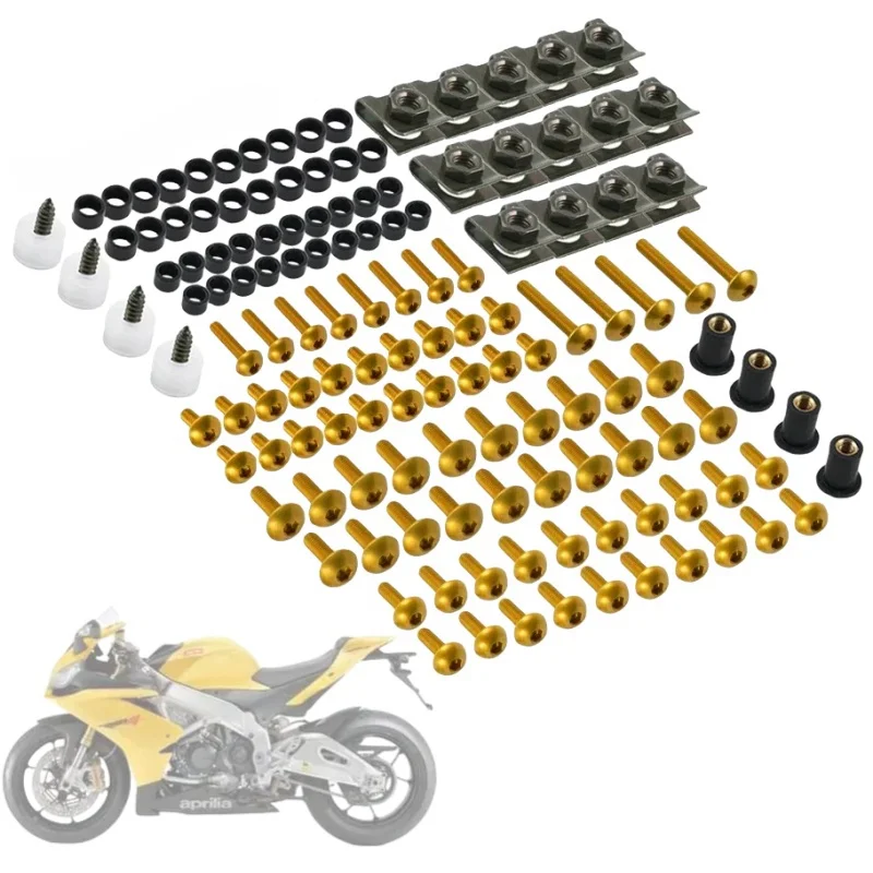 177 STKS Sluiting Clips Schroef voor Honda CBR600RR CBR1000RR CBR 600 F2 F3 F4 CBR 600 RR 1000 RR 900 929RR 650R CNC Kuip Bolt Kit