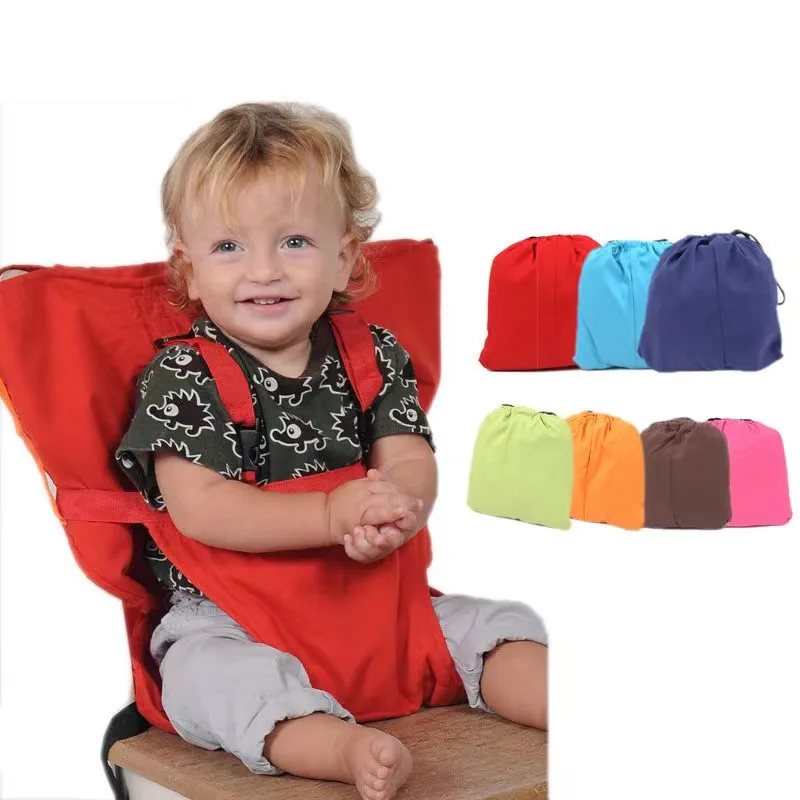 

Baby Portable Seat Harness Kids Chair Belt Travel Foldable Washable Infant Dining Dinning Seat Safety Belt Booster Feeding High