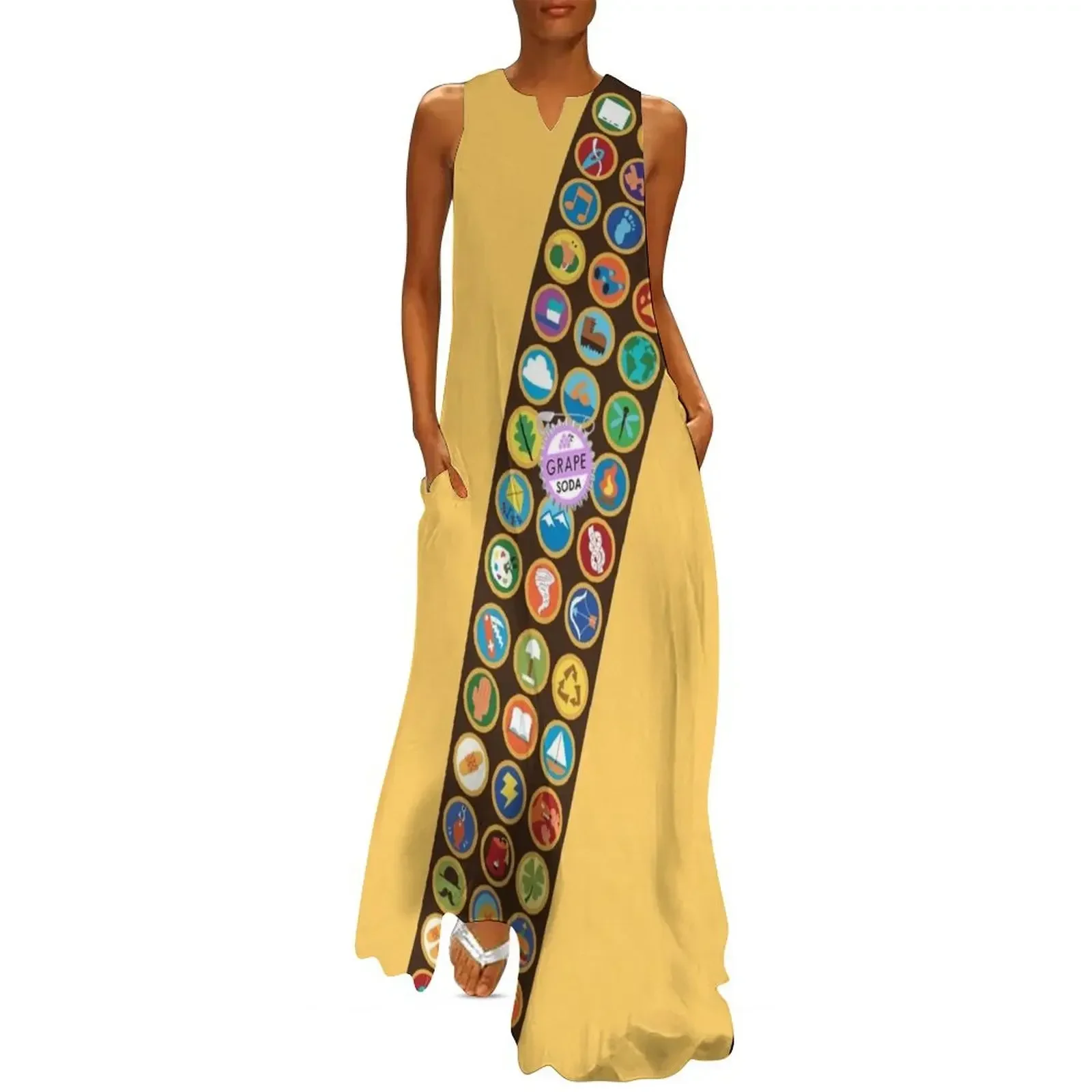 

The Wilderness Must Be Explored Long Dress Women's summer dress birthday dress for women dresses for prom dresses summer