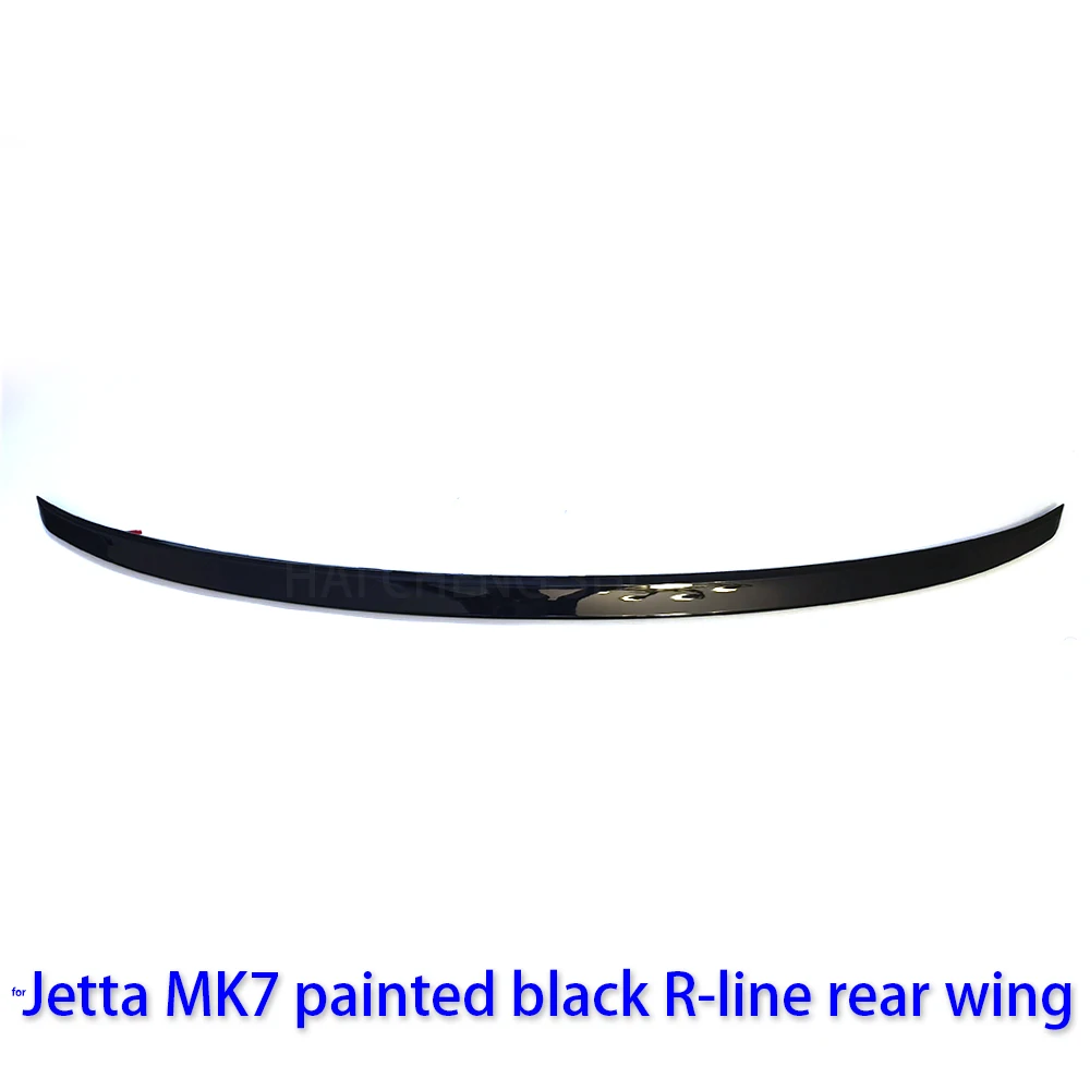 R-line sports ABS plastic rear wing trunk lid spoiler for Volkswagen 2019-2023 Jetta MK7