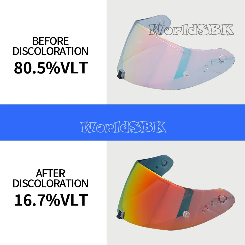 Photochromic Visor for Scorpion Exo 1400 Carbon, R1 & EXO 520 Motorcycle Helmet Lens Visor Plating Uv Protection Lens Faceshield