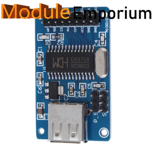 Moduł USB CH375B komunikacja interfejs USB 51/dysk U odczyt i zapis moduł interfejsu główny USB