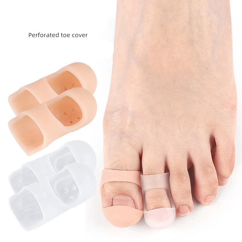 

1/2Pairs Foot Care Silicone Finger Toe Cap Protector Cover Thumb Sleeve Corn Blisters Pain Relief Toe Tube Bunion Correction