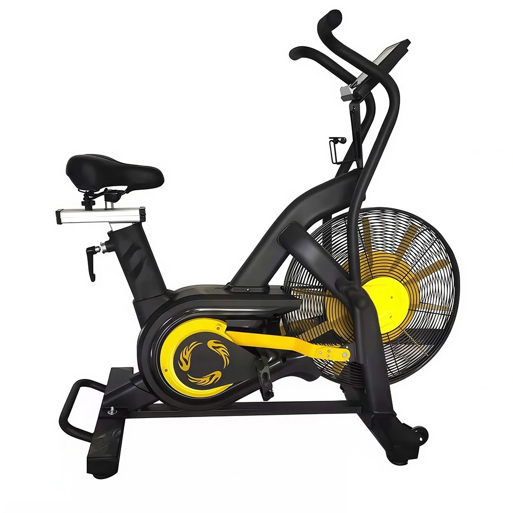EdeFit ED-SD09 Commercial Air Bike for Bike Home Use Indoor Cycling Fan-Based Resistance Steel Frame 150kg Max Load Digital