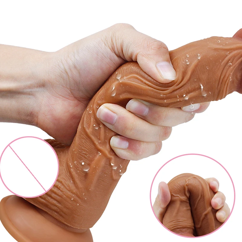 HWOK Skin Realistic Penis Super Huge Big Dildo Silicone Flexible With Suction Cup Artificial Penis Female Masturbator Sex Toys