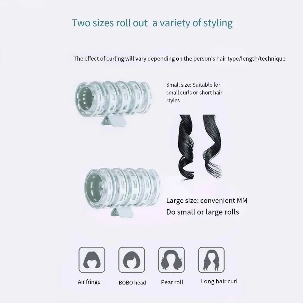 جديد نايلون لتقوم بها بنفسك أدوات تصفيف الشعر البلاستيك الأخضر لزجة تجعيد الشعر ذاتية اللصق أدوات تصفيف الشعر بكرو بكرات الشعر #3