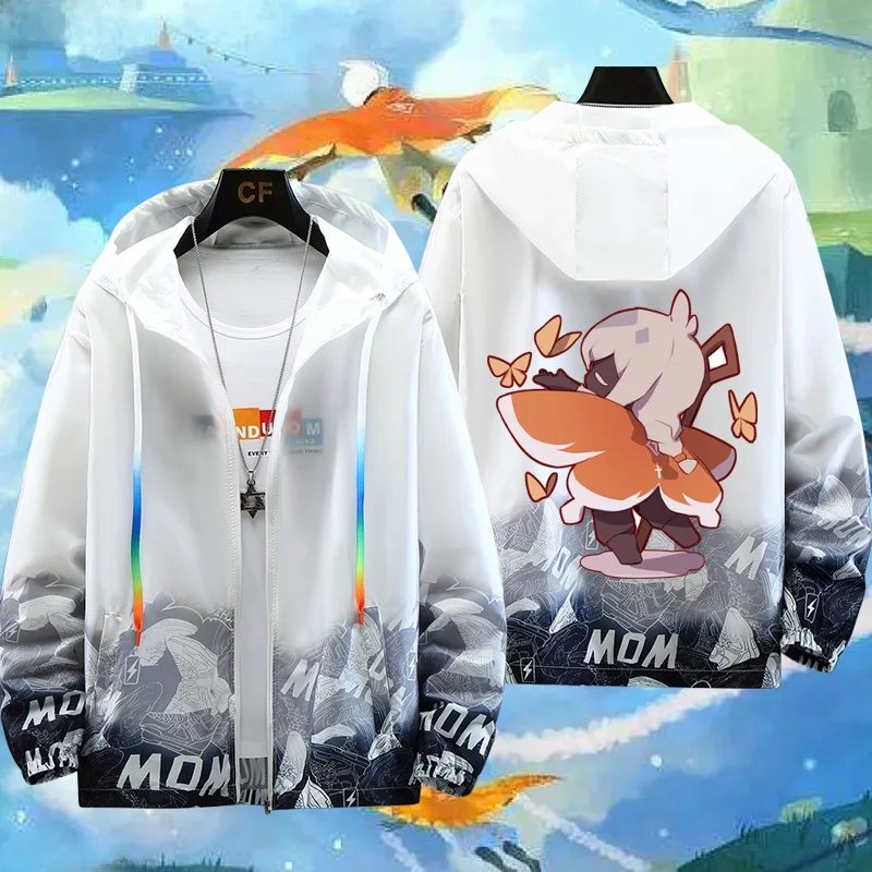 

Легкий летний тонкий плащ-дождевик White Bird Dragon Bone Cosplay Secony, защитная одежда от солнца для молодежи, размер S