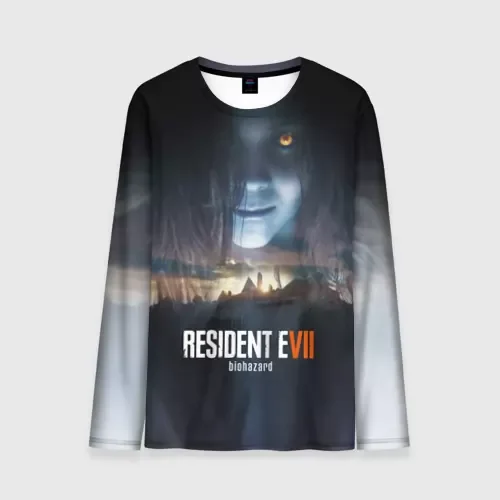 Newest Hot Horror Game Resident Evil 3d Printing Men's T-Shirts Fashion Loose Long Sleeve Tee Top Oversized Streetwear