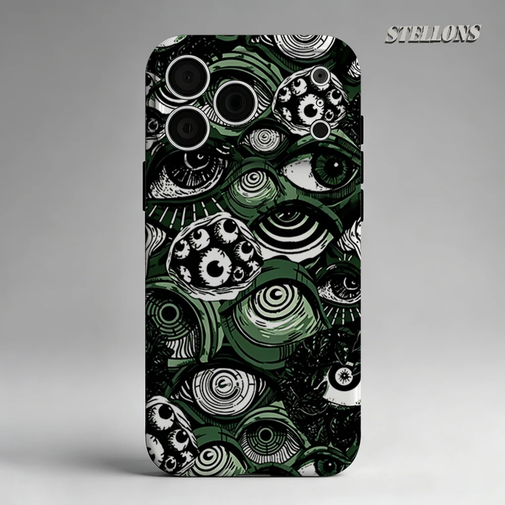

Weird Green Eyes Phone Case For Magnetic Phone Case for IPhone 17 16 15 14 13 Pro Max Plus Single Double-layer tough Case
