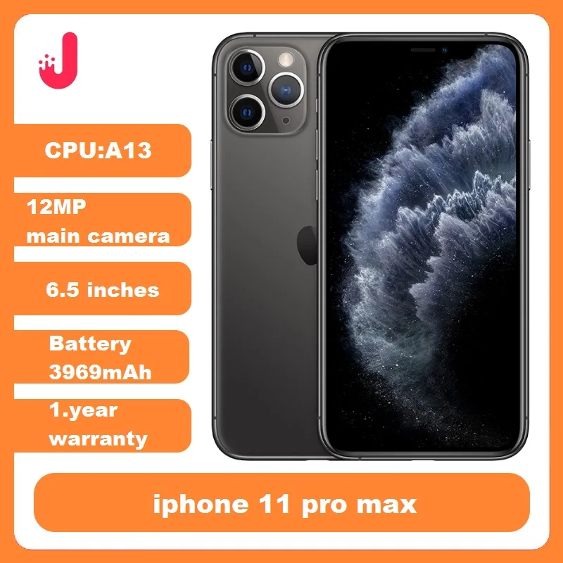 Original iPhone 11 pro Max 6.5inch 64GB 256GB A13 Bionic