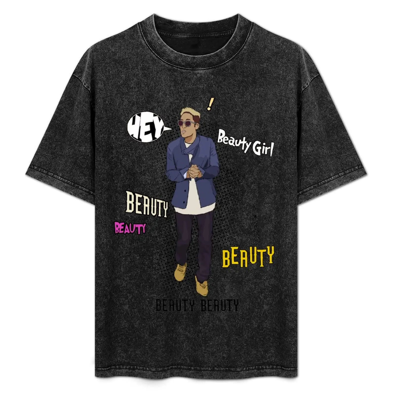 

Kim Hyun Joong - Футболка Beauty Beauty, спортивная футболка для активного отдыха для мужчин