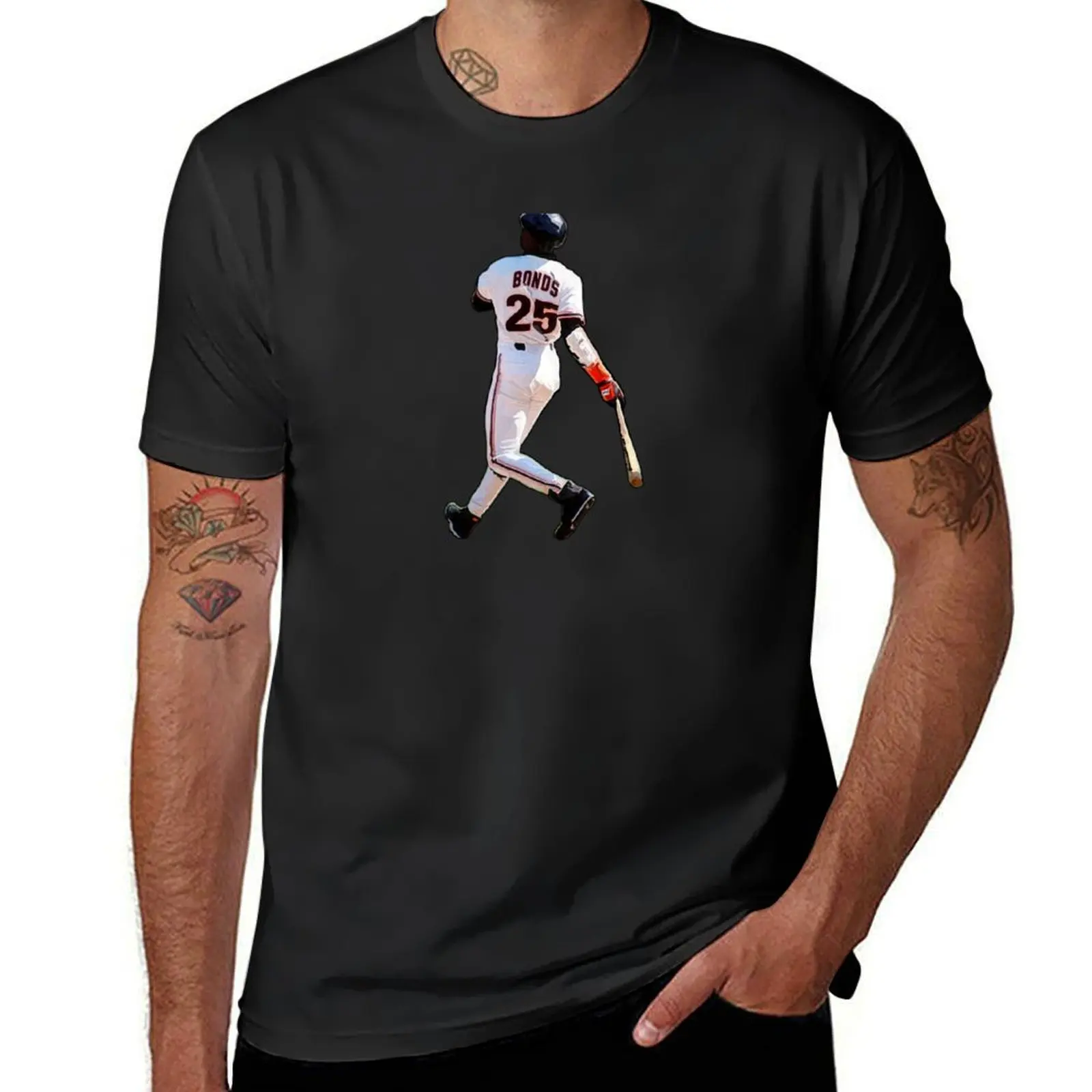 Barry Bonds #25 T-Shirt tees quick drying shirts graphic tees aesthetic clothes fruit of the loom mens t shirts