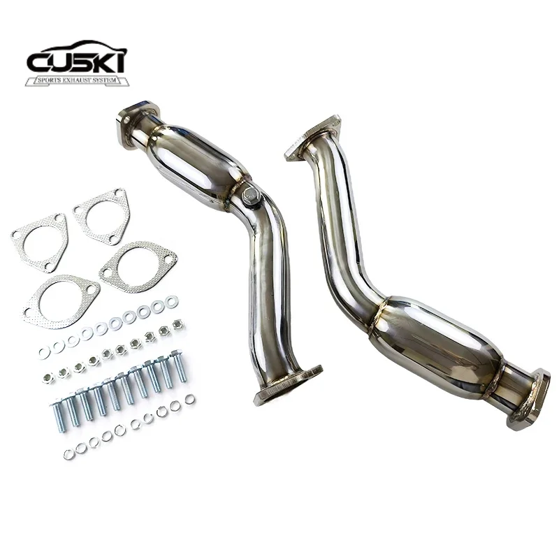 High Flow Exhaust Downpipe Applicable to NISSAN 350Z Z33 03-05 quality Stainless Steel Exhaust Modification Car Exhaust pipe