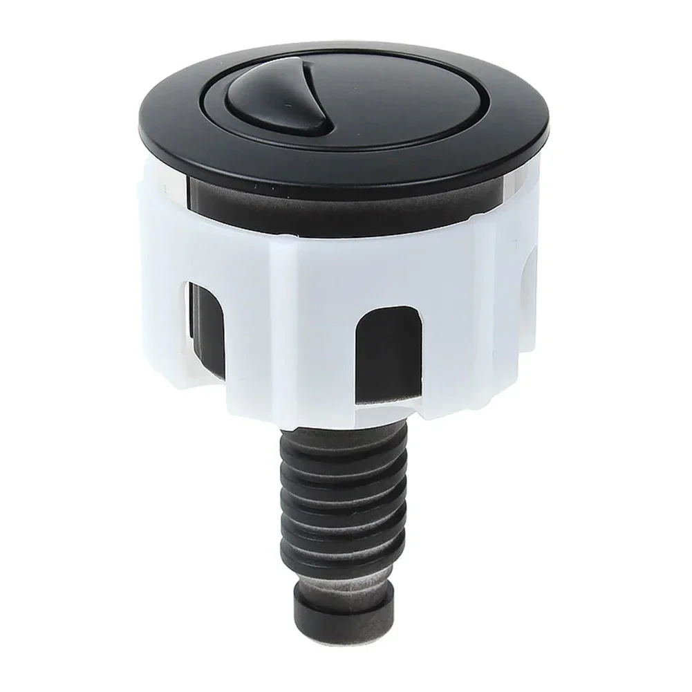 

Switch Push Button Round Tank Water Saving 38-49mm ABS Accessories Black Bthroom Toilet Cover Home Improvement