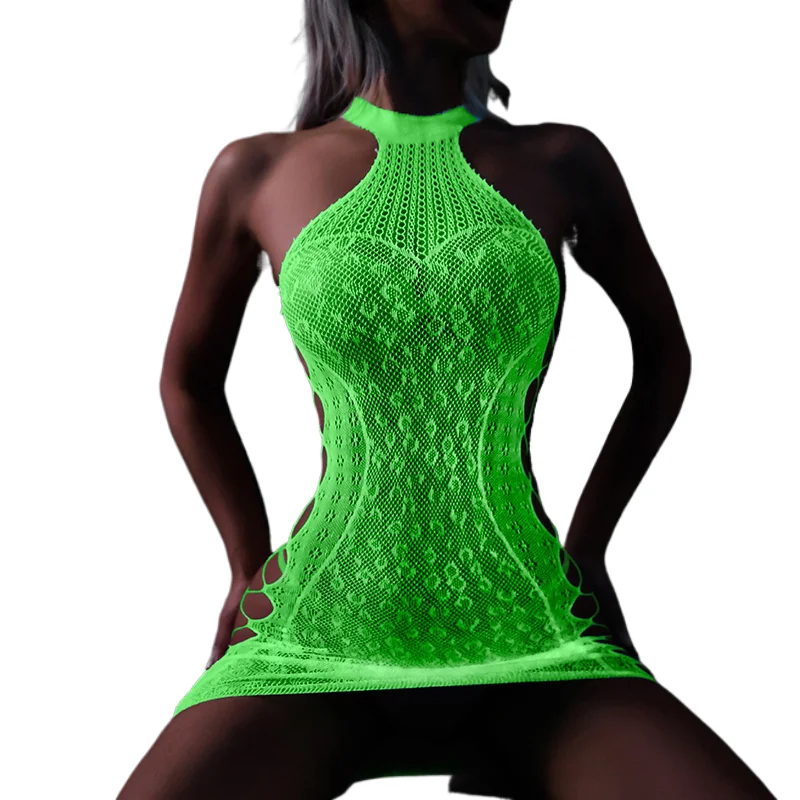 

y Боди светятся в темноте порно женское эротическое белье Babydoll размера плюс y костюмы для женщин светящаяся сетка для платьев