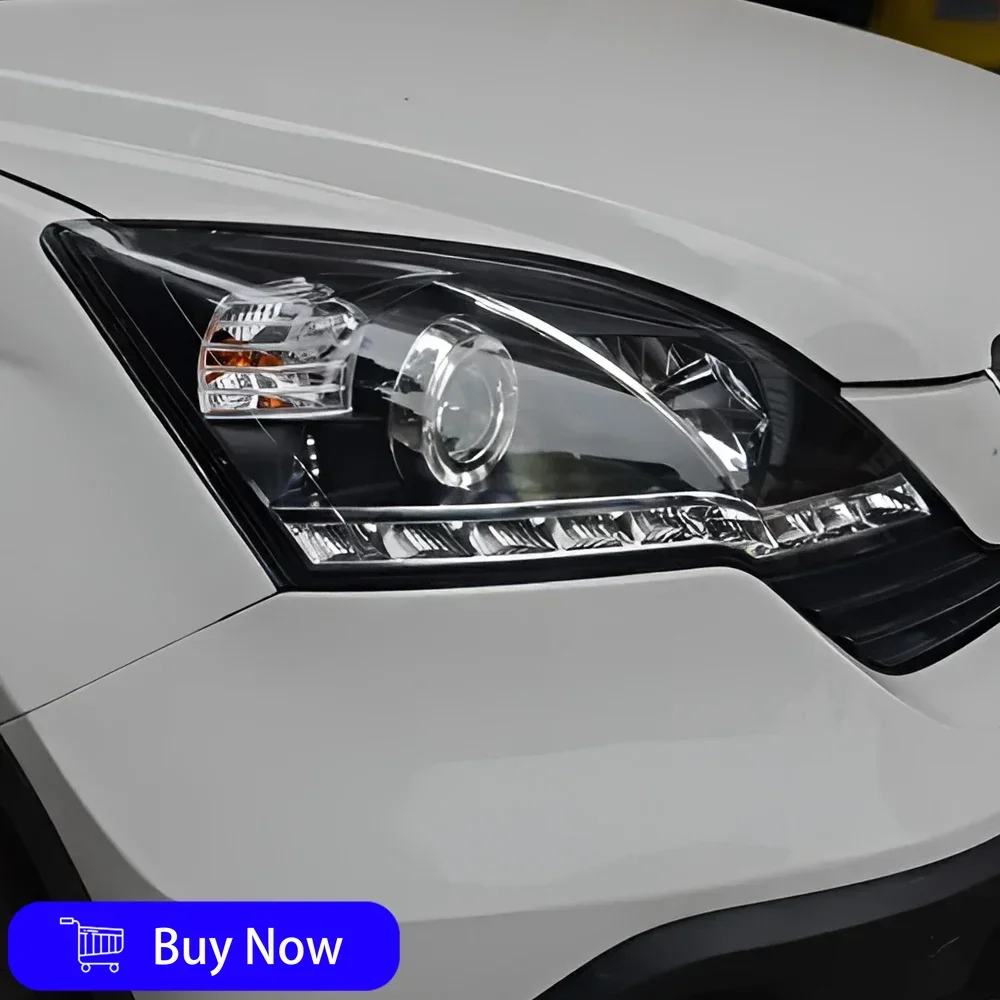 

Для Honda CR-V 2007-2011 автомобильные передние фонари, светодиодные автомобильные фары в сборе, обновление, высококачественные линзы проектора, аксессуары для инструментов