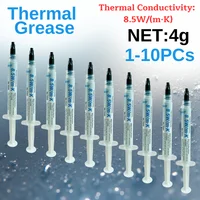 Pasta Térmica para Procesador 4g 8.5W/m.K para CPU, GPU, Impresora, Disipador de Calor, Enfriador, Grasa Térmica, Compuesto de Silicona